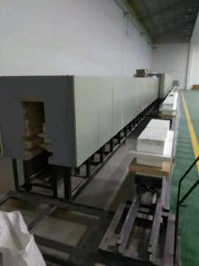 定徑水口推車窯調試成功